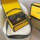Deep Coffee Casual Street Letter Patchwork Bags