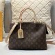 Brown Celebrities Elegant Letter Patchwork Bags