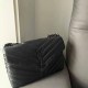 Black Simplicity Letter Chains Bags