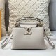 White Elegant Simplicity Letter Patchwork Bags