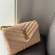 Nude Pink Simplicity Letter Chains Bags
