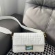 White Casual Simplicity Letter Patchwork Bags