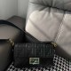 Black Casual Simplicity Letter Patchwork Bags