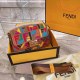 Brown Street Daily Letter Embroidered Bags(Without Silk Scarf)