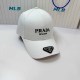 White Casual Simplicity Letter Patchwork Hat