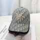 Grey Casual Street Letter Embroidered Patchwork Hat