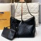 Black Casual Street Letter Patchwork Bags