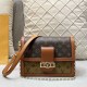 Coffee Street Vintage Letter Patchwork Chains Bags