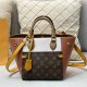 White Vintage Elegant Letter Patchwork Bags