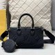 Black Street Simplicity Letter Patchwork Bags