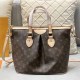 Light Khaki Vintage Elegant Letter Patchwork Zipper Bags