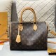 Coffee Vintage Elegant Letter Patchwork Zipper Bags