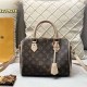Coffee Vintage Elegant Letter Patchwork Bags