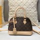 Coffee Vintage Elegant Letter Patchwork Bags