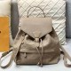 Khaki Casual Street Letter Zipper Bags