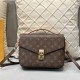 Light Khaki Street Vintage Letter Patchwork Bags
