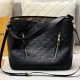 Black Casual Simplicity Letter Zipper Bags