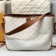 White Casual Simplicity Letter Patchwork Bags