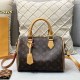 Khaki Vintage Elegant Letter Patchwork Bags