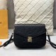 Black Street Vintage Letter Patchwork Bags