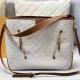 White Casual Simplicity Letter Zipper Bags