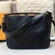 Black Casual Simplicity Letter Patchwork Bags