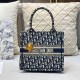 Blue Vintage Elegant Letter Patchwork Bags