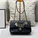 Black Casual Street Letter Patchwork Chains Bags