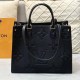 Black Street Elegant Letter Patchwork Bags