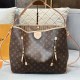 Coffee Vintage Elegant Letter Patchwork Zipper Bags