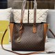 Coffee Casual Vintage Letter Patchwork Bags