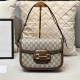 Khaki Casual Street Letter Patchwork Bags