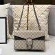 Black Casual Simplicity Letter Patchwork Chains Bags