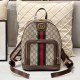 Brown Casual Street Letter Patchwork Zipper Bags