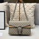 Khaki Casual Simplicity Letter Patchwork Chains Bags