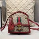 Red Vintage Elegant Letter Animal Patchwork Bags