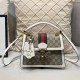 White Vintage Elegant Letter Animal Patchwork Bags