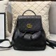 Black Casual Simplicity Letter Patchwork Bags