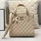 Khaki Simplicity Letter Patchwork Bags