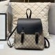 Black khaki Casual Street Letter Patchwork Bags