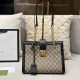 Black khaki Street Elegant Letter Patchwork Bags