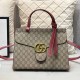 Red Casual Street Letter Patchwork Bags