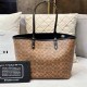 Black Casual Simplicity Letter Geometric Patchwork Bags