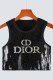 Black Casual Street Letter Patchwork O Neck Tops