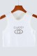 White Casual Street Letter Patchwork O Neck Tops