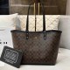 Coffee Casual Simplicity Letter Geometric Patchwork Bags