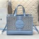 Blue Casual Elegant Letter Patchwork Bags