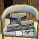 Black Street Simplicity Letter Patchwork Chains Bags