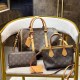 Brown Street Elegant Letter Patchwork Zipper Bags
