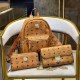 Brown Casual Street Letter Patchwork Chains Zipper Bags